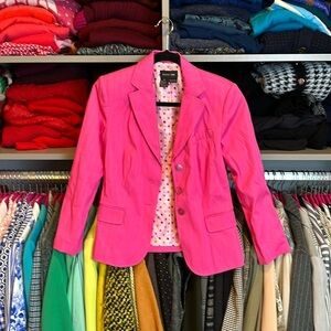 Focus 2000 hot pink blazer size 4